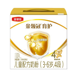 伊利 金领冠 伊利 育护4段儿童成长配方牛奶粉 生牛乳 基础活性 1200g 1件