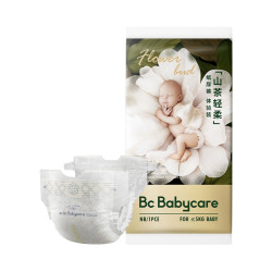 babycare 山茶轻柔花苞透气纸尿裤NB码 超薄柔软 干爽透气 新生儿尿不湿