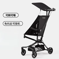 Little Tiger T3儿童推车 可坐可躺 碳黑色