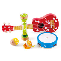 Hape安抚玩具 婴幼儿睡眠安抚亲子互动玩具小孩 乐队组合五件套