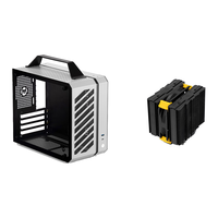 方糖机械大师  [优惠套装] 酷方 C26 声波 迷你Matx 桌面 便携  机箱+KK135风冷散热器