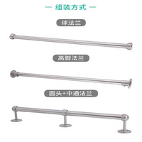匠老大1922532MM挂衣杆304不锈钢管衣柜衣架杆横杆厨卫收纳杆卫浴毛巾杆 (304)