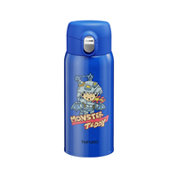 泰福高保温杯水杯可爱儿童大容量可用吸管盖杯316不锈钢350ML T5466海洋蓝 350ml 吸管盖