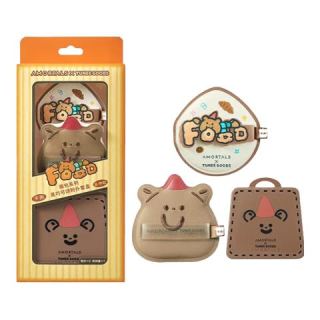 尔木萄 X TUNEE GOODS小面包粉扑气垫棉花糖不易吃粉底液干湿两用 「干用款」黑巧可颂 2枚 +收纳盒