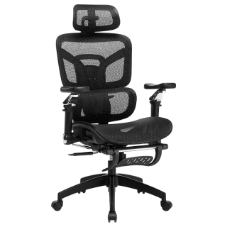 STARSPACE 星贝思 BT-929系列 人体工学电脑椅 有搁脚款 5维动态护腰+7向扶手+气压升降双色！