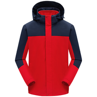 雪中飞 SNOWFLYING秋冬季男女款摇粒绒内胆户外款三合一本命年百搭夹克红色外套 中国红（男女同款） S (160)