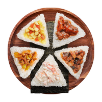京鲁远洋 国产冷冻饭团组合5种口味500g 5枚