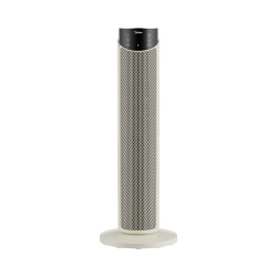 美的 HFT20WJ 石墨烯取暖器 塔式暖风机 冷暖两用 速热 倾倒断电 轻音低噪 浅灰色