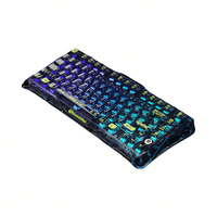 重力星球 破茧 K1 LITE 三模机械键盘 78键 RGB灯效 客制化 透明黑