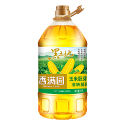 香满园 非转基因压榨 玉米胚芽油5L