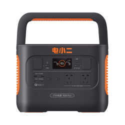 电小二 1000Pro 户外电源 1000W 轻便小巧 黑橙色