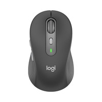 罗技 M750 双模鼠标 蓝牙 轻音 中小手型 办公 石墨黑
