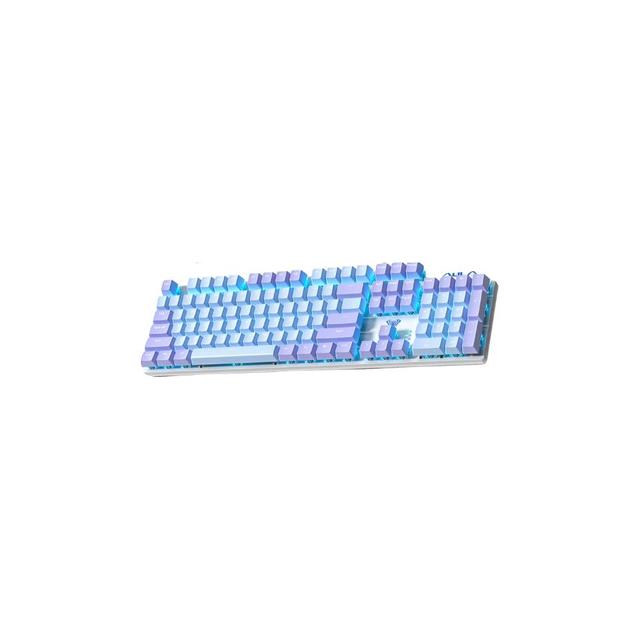 狼蛛 F2068Pro机械键盘鼠标 全键热插拔 背光 104键有线键鼠三件套装
