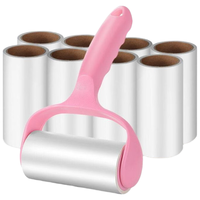 妙美粘毛器滚筒可撕式床上衣服滚刷替换卷纸粘头发去黏沾毛筒滚轮