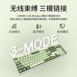樱桃 MX2.0S PRO 机械键盘 三模 蓝牙 全键无冲 PBT键帽