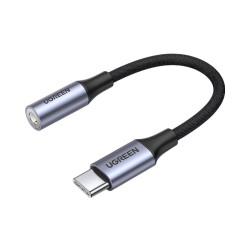 绿联 AV161 Type-C转3.5mm耳机转接头 弯头 通话听歌 type