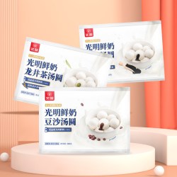 光明 鲜奶 龙井茶/肉嘟嘟/榴莲/ 汤圆（24款任选 6款）