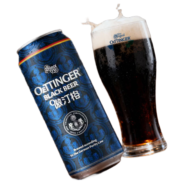傲汀格 黑啤酒  Oettinger黑啤 500mL 24罐 整箱装 听装