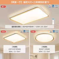 雷士照明吸顶灯客厅灯具全光谱护眼灯现代简约卧室灯全屋智能 A2 【2室1厅】