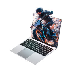 戴睿 R16 Pro 酷睿版 16英寸商务轻薄本 180°开合 2024款 16GB Intel-5805 集成显卡 银色