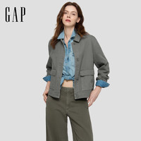 Gap/盖璞 宽松简约 女士工装外套