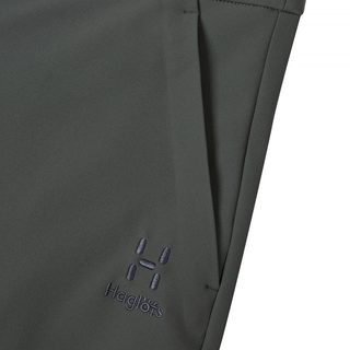 Haglöfs火柴棍Softshell Pants户外运动徒步登山男子软壳裤长裤 纯黑 54