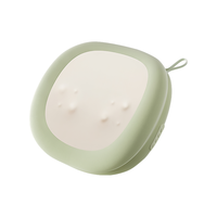 小熊 腰部按摩器按摩仪靠垫颈部颈椎背部热敷便携家用车载