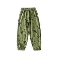  Cotton Town/棉花堂 抗菌 儿童长裤  绿底恐龙 140