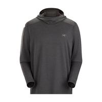 始祖鸟（ARC’TERYX）Cormac Hoody 男款连帽套头衫 防晒长袖速干排汗衣长袖 X9002/Black Heather黑灰色 M/70-80kg/美码偏大 29123/X9002/Black黑色