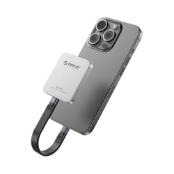 奥睿科 K20MINI 移动硬盘 1TB即插即用 疾速传输 苹果银