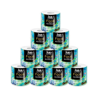 今日必买：洁柔 油画加厚卷纸 4层200g*10卷