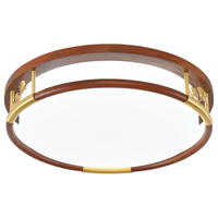 雷士 照明新中式吸顶灯木艺客厅灯具中国风仿古中式长方形卧室灯