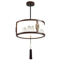 雷士 照明新中式餐厅吊灯大气复古风餐厅卧室吧台灯具灯饰