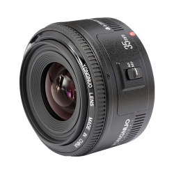 永诺 F2 35mm F2.0 广角定焦全画幅镜头 自动对焦 F2大光圈 人像 黑色 广角EF口 佳能口
