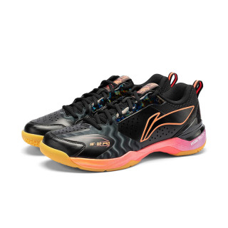李宁（LI-NING） 羽毛球鞋刀锋MAX变色龙全能王耐磨减震防滑男女款训练运动鞋 刀锋2PRO 黑粉 男女同款 40 (250mm)