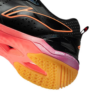 李宁（LI-NING） 羽毛球鞋刀锋MAX变色龙全能王耐磨减震防滑男女款训练运动鞋 刀锋2PRO 黑粉 男女同款 40 (250mm)
