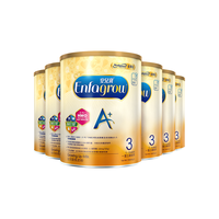 MeadJohnson Nutrition美赞臣（MeadJohnson）港版安儿宝A+婴幼儿配方奶粉 原装进口 850g A+*6 效期24年8月