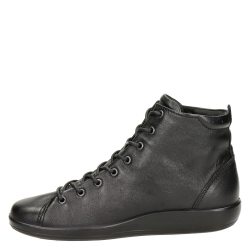 ECCO 爱步 女士柔酷2号 Soft 2 切尔西靴 Black With Sole 35 EU