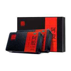 东阿阿胶 阿胶 250g /盒*2盒 补血滋阴 润燥 止血 阿胶礼盒  用于血虚萎黄眩晕心悸心烦不眠肺燥咳嗽