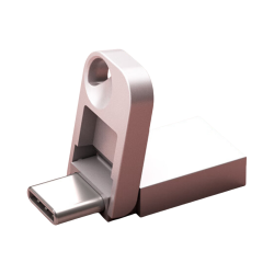 华硕 a豆系列 PM300 高速传输 双接口设计 U盘 USB3.2 太空银