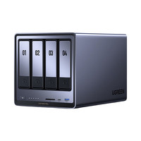 绿联 私有云DXP4800 Plus16G四盘万兆NAS网络存储服务器家庭个人硬盘AI相册文件数据备份