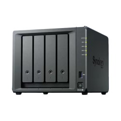 群晖 DS425  四盘位NAS网络存储 四核CPU 多设备自动同步 黑色 标配无