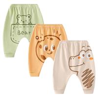 多嘻噜卡 1-3条 婴儿裤子2026春秋款宝宝大PP裤小童卫裤外出纯棉休闲裤