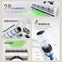 松下吸尘器家用手持大吸力无线小型车载吸尘机 静谧灰