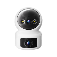 奥克斯1200万像素摄像头监控无线wifi网络高清夜视监控器360度无死角带夜视全景云台家用AI监控手机远程