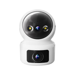 奥克斯 1200万像素摄像头监控无线wifi网络高清夜视监控器360度无死角带夜视全景云台家用AI监控手机远程