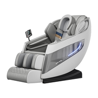 奥克斯4D双机芯按摩椅家用全身按摩太空舱2026全自动零重力智能按摩送老人新年1701白灰