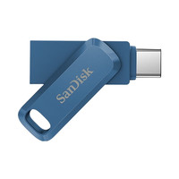闪迪 酷柔DDC3 U盘 Type-C+USB3.1双接口 高速读写 两用 海军蓝