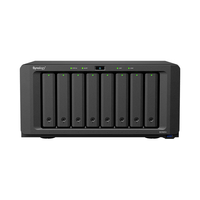 群晖/Synology DS1825+ 八盘位 NAS网络存储 双2.5G网口 电脑自动备份 黑色（8G内存） 36TB（3块*12TB）