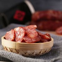I江苏如皋香肠手工刀切农家香肠咸香风味全猪肉老牌南通香肠家乡味 500克